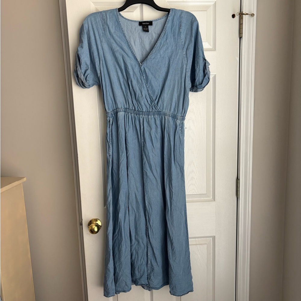 Karen Kane Denim Maxi Dress